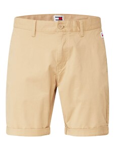 Tommy Jeans Chino kalhoty 'SCANTON' béžová / červená / bílá