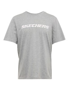 SKECHERS Funkční tričko tmavě modrá / šedý melír / červená / bílá