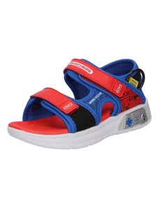 SKECHERS Otevřená obuv 'POWER SPLASH' modrá / červená / černá / bílá