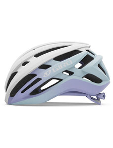 Cyklistická helma Giro Agilis Mat White/Light Lilac Fade
