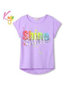 Dívčí tričko - KUGO WT0896 - světle fialové