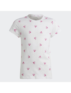 Adidas Brand Love Print Cotton T-Shirt