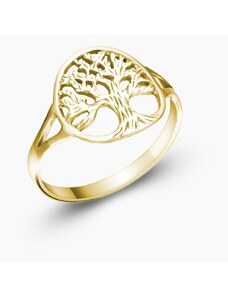 Onyx FOX Zlatý prsten Strom života