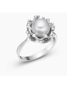 Šperky Jiříček Stříbrný prsten s perlou Maud