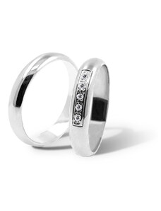 Šperky Jiříček Stříbrné snubní prsteny Tom & Hannah