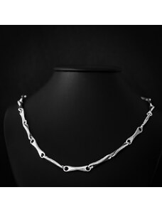 Galleon Bay Stříbrný náhrdelník Crank Chain