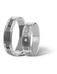 Šperky Jiříček Stříbrné snubní prsteny Jamie & Claire