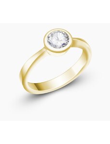 Onyx FOX Zlatý zásnubní prsten Diane