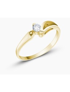 Onyx FOX Zlatý zásnubní prsten Margareth