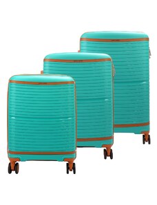 Sada cestovních kufrů Pierre Cardin 1106 JOY05 zelená