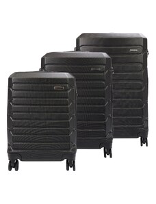 Sada cestovních kufrů Pierre Cardin MED04 x3 Z černá