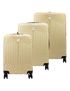 Sada cestovních kufrů Pierre Cardin MED10 x3 Z zlatá