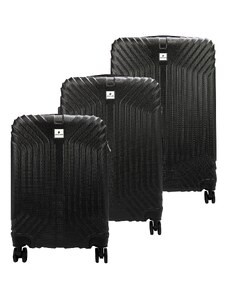Sada cestovních kufrů Pierre Cardin MED10 x3 Z černá
