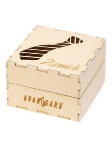 Avantgard Dřevěná dárková krabička na kravatu "Ženich"