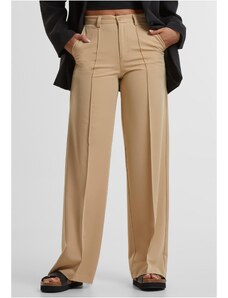 UC Ladies Dámské široké plisované kalhoty - unionbéžová