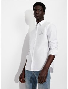 Bílá pánská košile Armani Exchange - Pánské