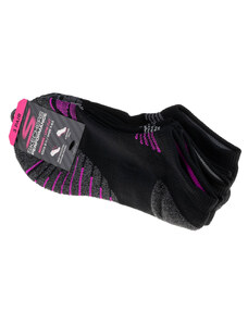 Skechers 3pk Womens Lowcut Socks S113864-BLK