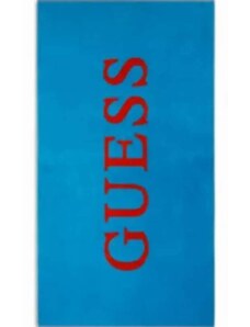 Guess Jeans F3GZ00 SG00P plážová osuška modrá 180x100