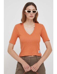 Tričko Calvin Klein WOMAN J20J222379 orange