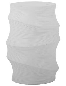 Bílý kameninový odkládací stolek Bloomingville Volise 37 cm