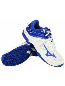 Dámská tenisová obuv Mizuno Wave Exceed Tour 4 CC White/Blue EUR 38,5