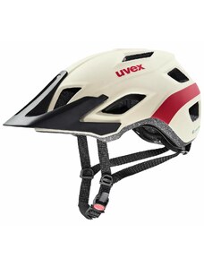 Cyklistická helma Uvex Access béžovo červená