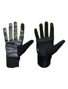 Pánské cyklistické rukavice NorthWave Fast Gel Glove Anthra/Yellow Flu