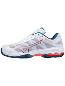 Pánská tenisová obuv Mizuno Wave Exceed Light Clay White/Cherry EUR 44