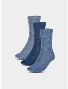 Dětské ponožky casual nad kotník s organickou bavlnou (3Pack) 4F - multibarevné