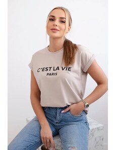 Kesi Bavlněná halenka C'est La Vie Paris béžová