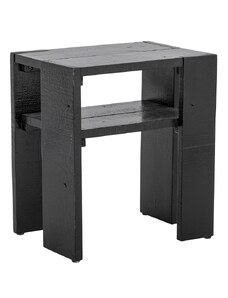 Černý dřevěný odkládací stolek Bloomingville Emillio 40 x 30 cm