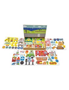 Tooky Toy Montessori vzdělávací puzzle Magnetická krabička Tooky