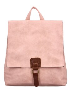 Paolo Bags Stylový dámský kabelko-batoh Friditt, růžová