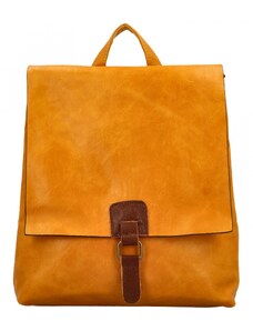 Dámský kabelko/batoh žlutý - Paolo bags Olefir žlutá