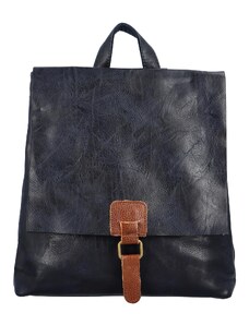 Paolo Bags Stylový dámský kabelko-batoh Friditt, tmavě modrá
