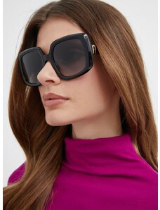 Sluneční brýle Furla dámské, černá barva, SFU709_540700