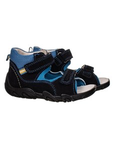 Superfit dětské kožené zdravotní sandály modré