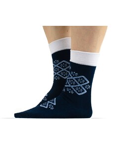 Moumou Ponožky Modrotisk - Čagan