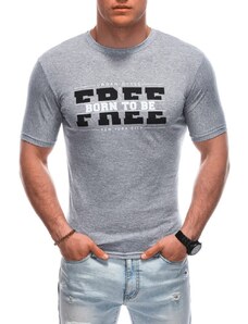 Inny Šedé tričko s nápisem FREE S1924