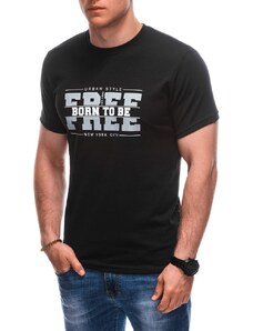 Inny Černé tričko s nápisem FREE S1924