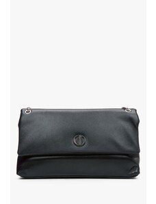 Women's Black Chain Strap Handbag Estro ER00114989