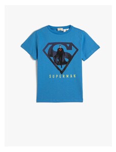 Koton Superman T-Shirt Licensed Short Sleeve Crew Neck Cotton