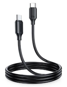 Joyroom USB C na USB C Kabel Černý (60W, 480Mb/s, 1m) Černá