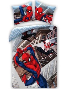 Halantex Souprava ložního povlečení Spider-man: Napříč paralelními světy - 100% bavlna - 70 x 90 cm + 140 x 200 cm