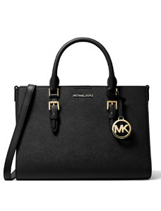 Michael Kors Charlotte Medium Saffiano Leather 2-in-1 Tote Bag Black