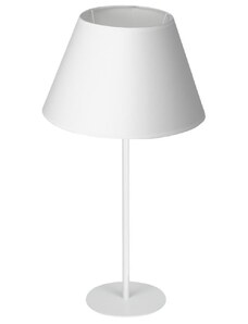 Stolní lampa ARDEN 1xE27/60W/230V pr. 30 cm bílá LU3439