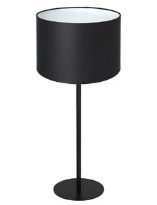 Stolní lampa ARDEN 1xE27/60W/230V pr. 25 cm černá/bílá LU3478