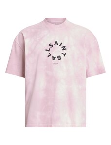 AllSaints Tričko 'TIERRA' růžová / černá / bílá