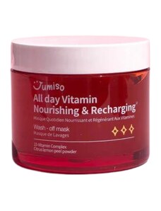 JUMISO - ALL DAY VITAMIN NOURISHING & RECHARGING WASH-OFF MASK - Výživná pleťová maska s vitamínem C a retinolem 100 ml