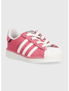 Dětské sneakers boty adidas Originals SUPERSTAR růžová barva